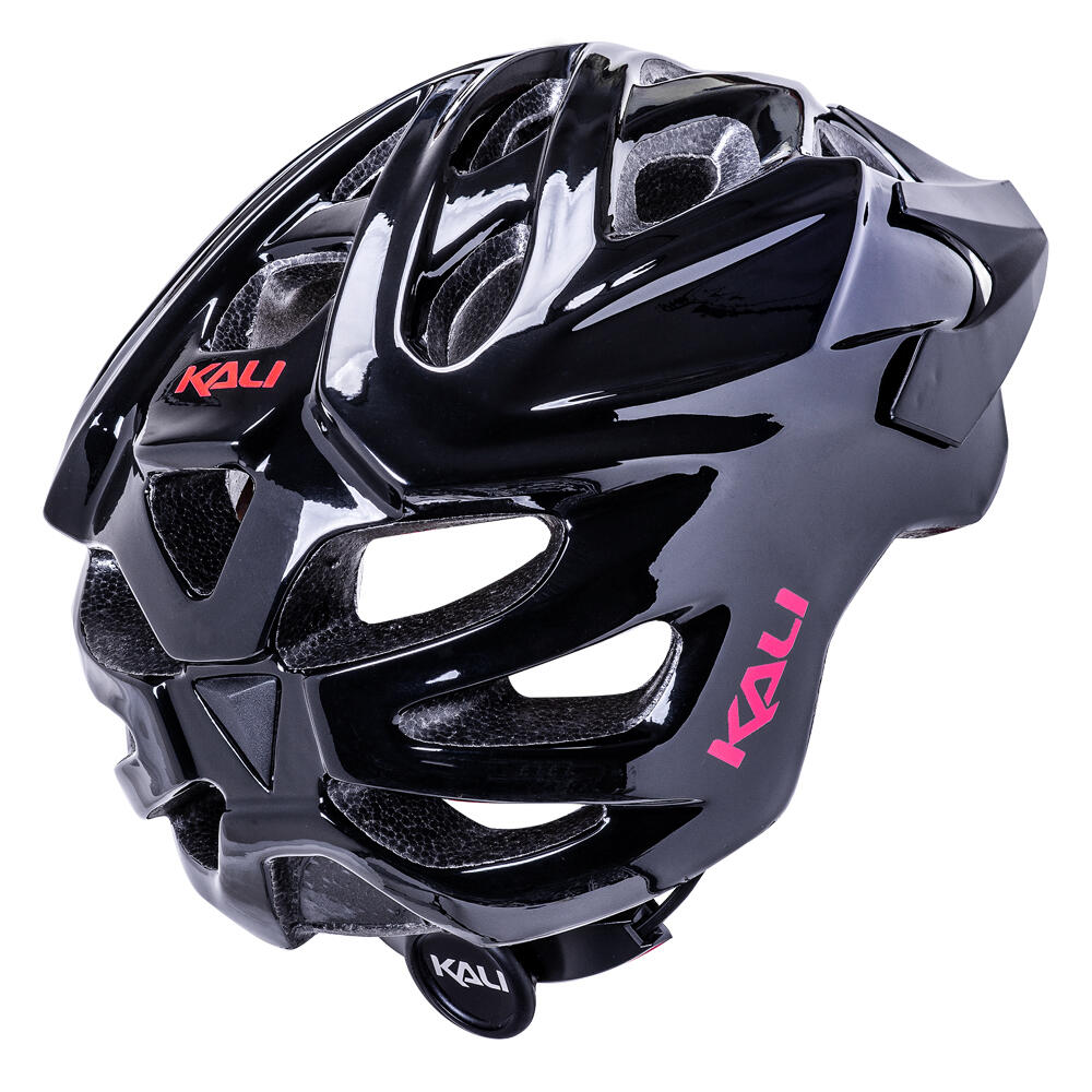 Kali Helmet Chakra Youth Solid Gloss Black 2/4