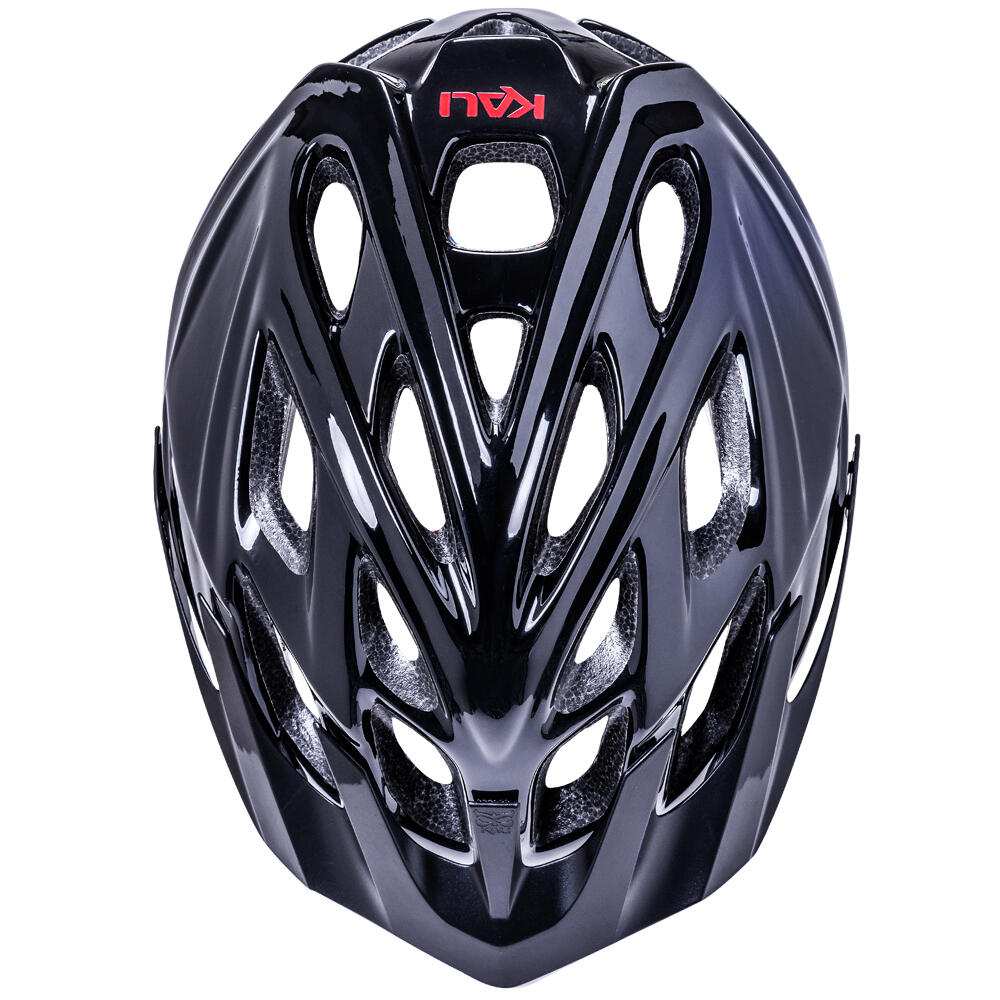 Kali Helmet Chakra Youth Solid Gloss Black 3/4