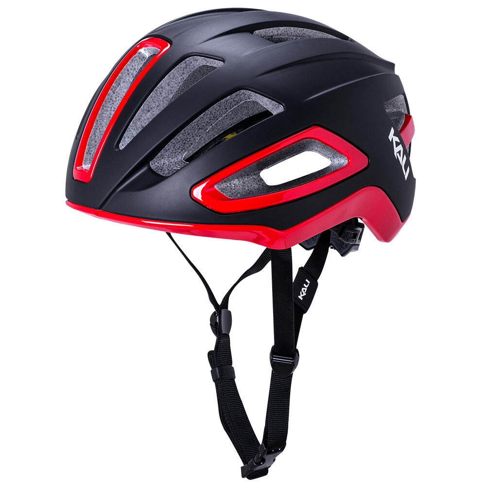 black / red