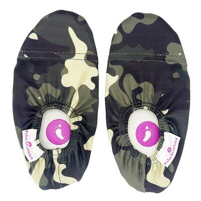 Kinder waterschoentjes, slippers, sloffen , camouflage, valt klein uit