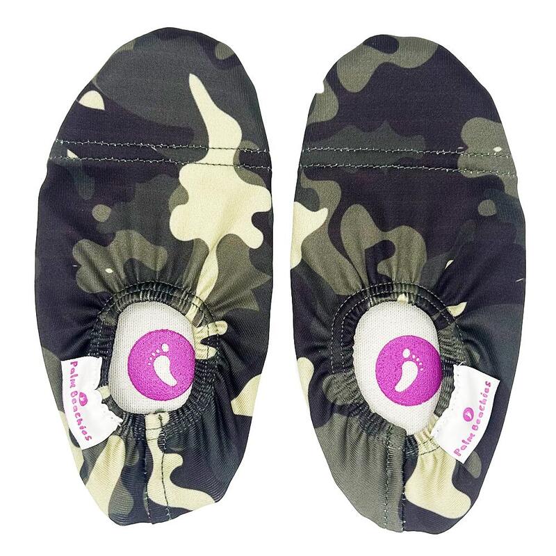 Chaussons intérieur, plage, piscine- enfant - camouflage