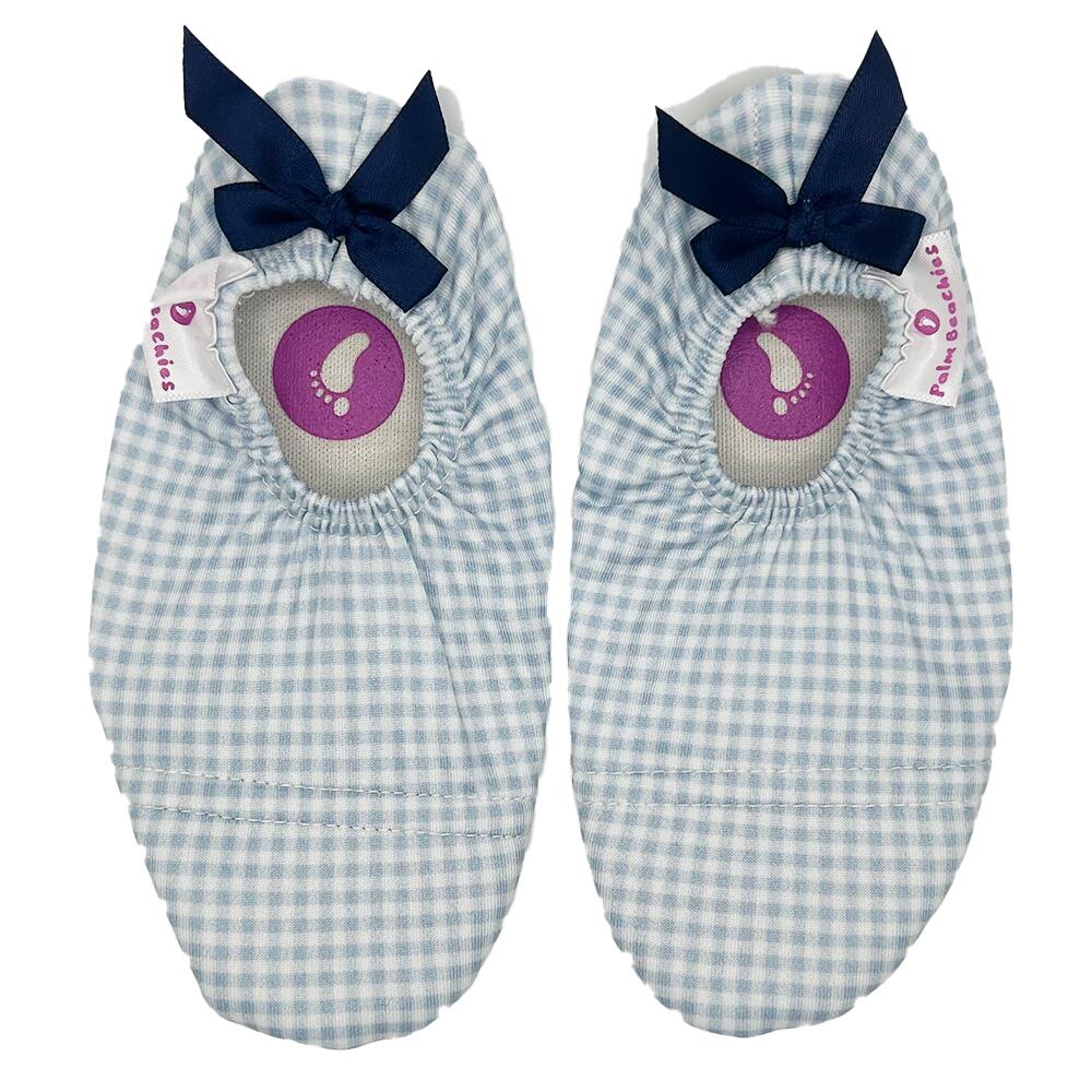Kinder Waterschoentjes, slippers, sloffen binnen buiten, Vichy valt klein uit 3/4