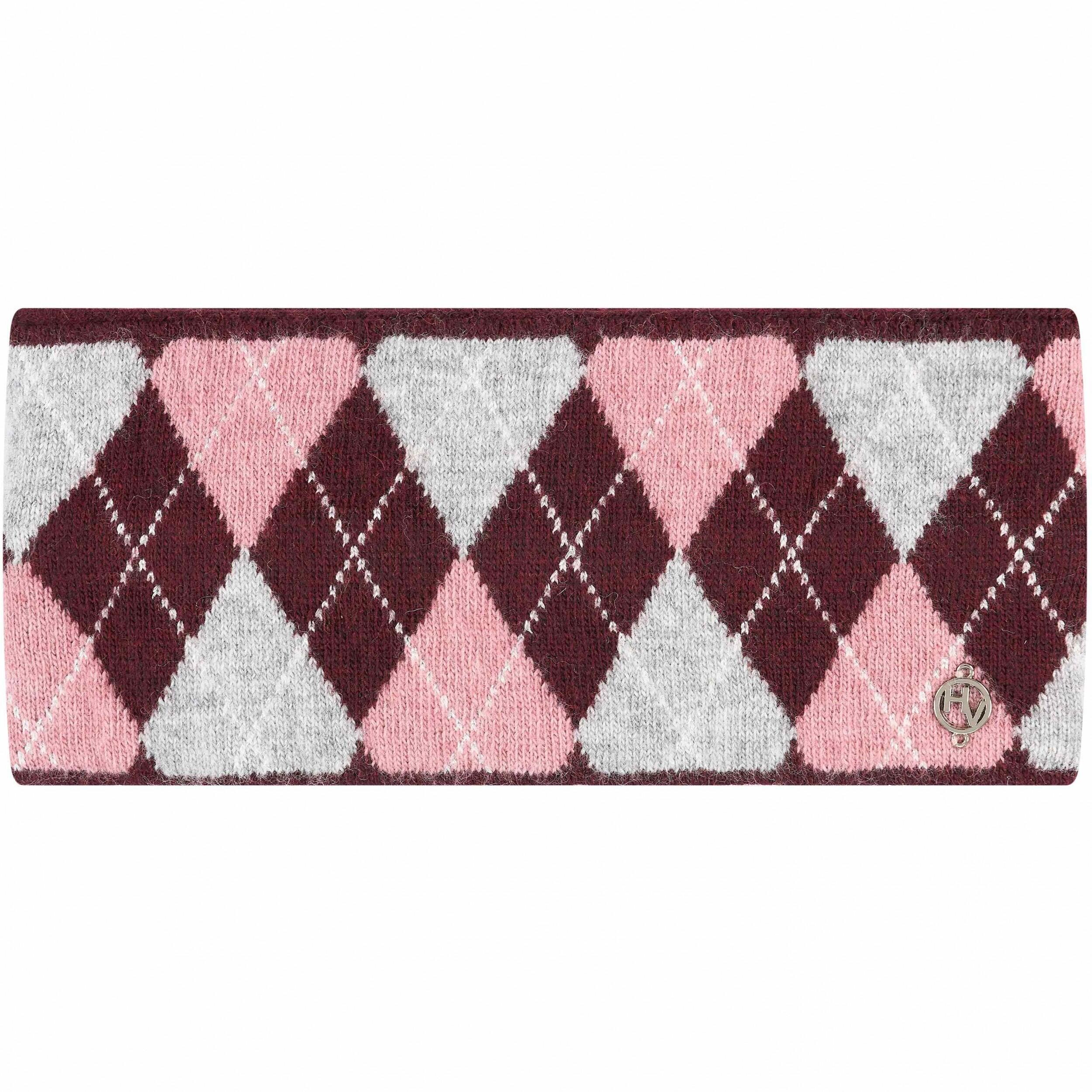 HV POLO Damen Stirnband HVPArgyle dark berry