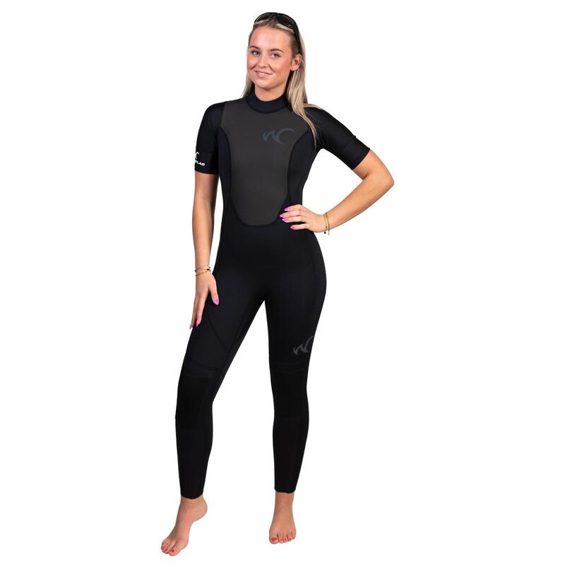 Traje Sapporo para Sup Surf - Neopreno Superior de 3mm con mangas de Lycra-Mujer