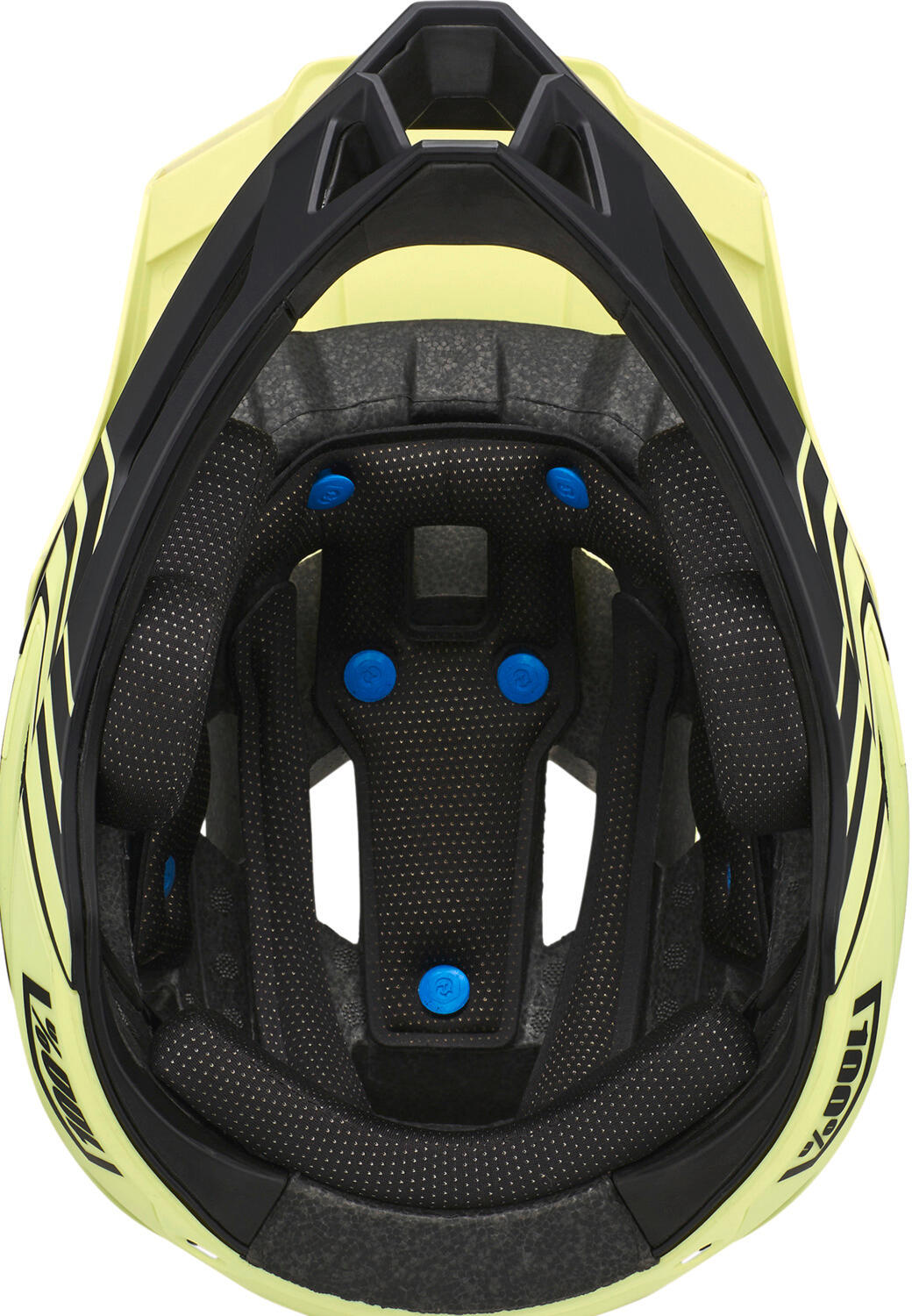 Capacete facial 100% Trajecta Fidlock LTD Amarelo / Preto 5/5
