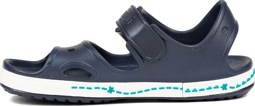Coqui Yogi Sandales Enfant - Bleu Foncé, à Lanières 3/3