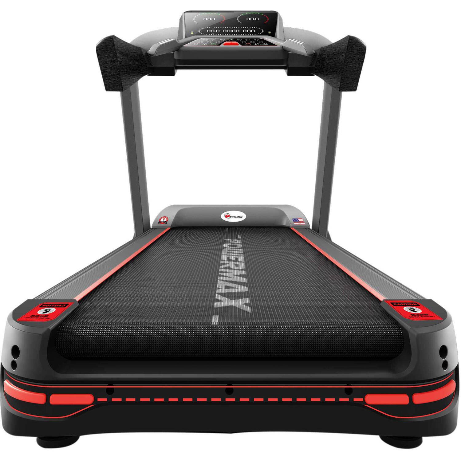 PowerMax Fitness TAC-600 5.0HP AC Commercial Motorized Treadmill for Home, Gym Club, Fitness Training Use with Android & iOS App, 18 Level Auto Incline & Auto Lubrication for Cardio Workout -  5