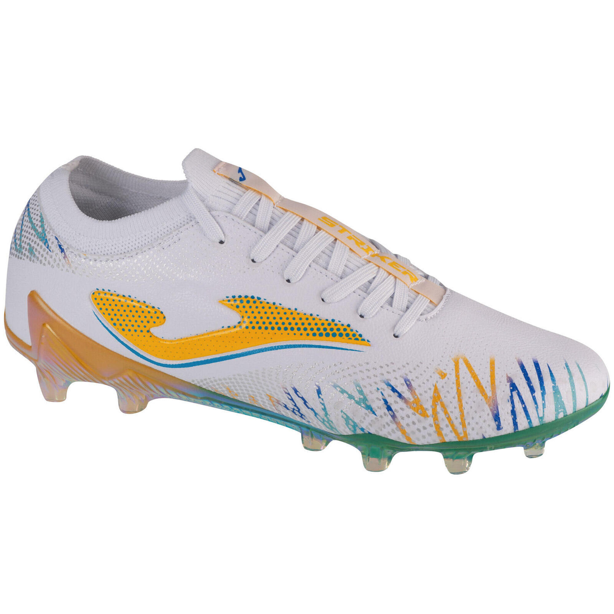Joma - Chaussures De Football Pour Hommes Striker 24 Fg Strikw - Chaussures À Crampons - Blanc - 42 - Decathlon