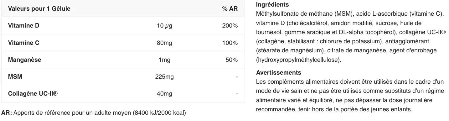 Complexe articulaire - Chondrostéo®+ Collagène Activ - 30 Gélules 2/5
