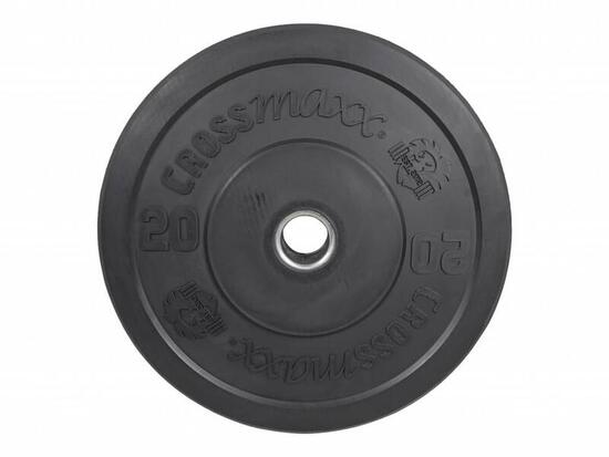 Crossmaxx Olympic Hantelscheibe - 50 mm - Schwarz