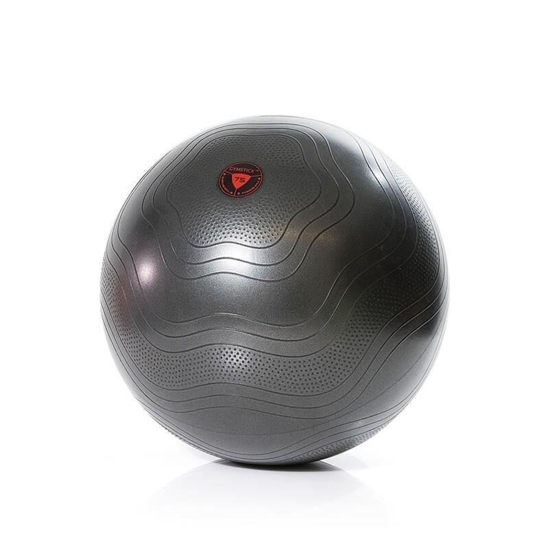 Gymstick - Ballon De Fitness Résistant À L'Éclatement 65 Cm - Swiss Ball - Gris - Taille Unique - Decathlon