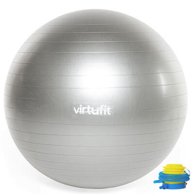 Anti-burst fitnessbal pro - gymbal swiss ball met pomp - 55 cm