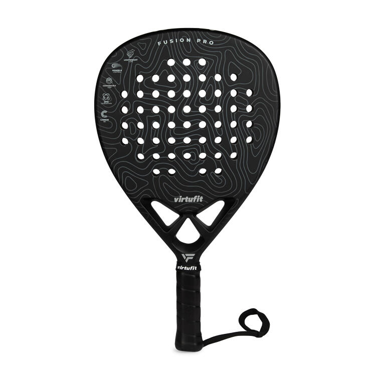 Raquete Padel Fusion Pro - Preto/Cinza 2/7