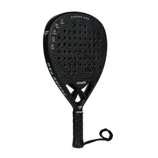 Fusion Pro Padel Racket - Zwart/Grijs