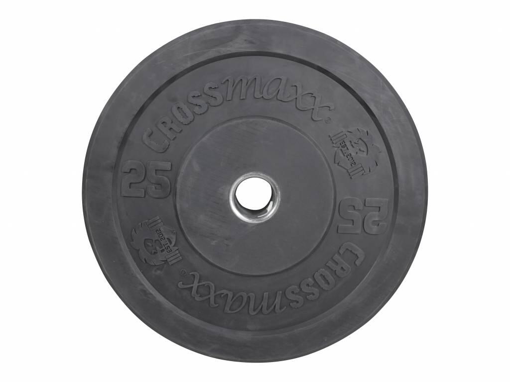 LIFEMAXX Crossmaxx Olympic Hantelscheibe - 50 mm - Schwarz