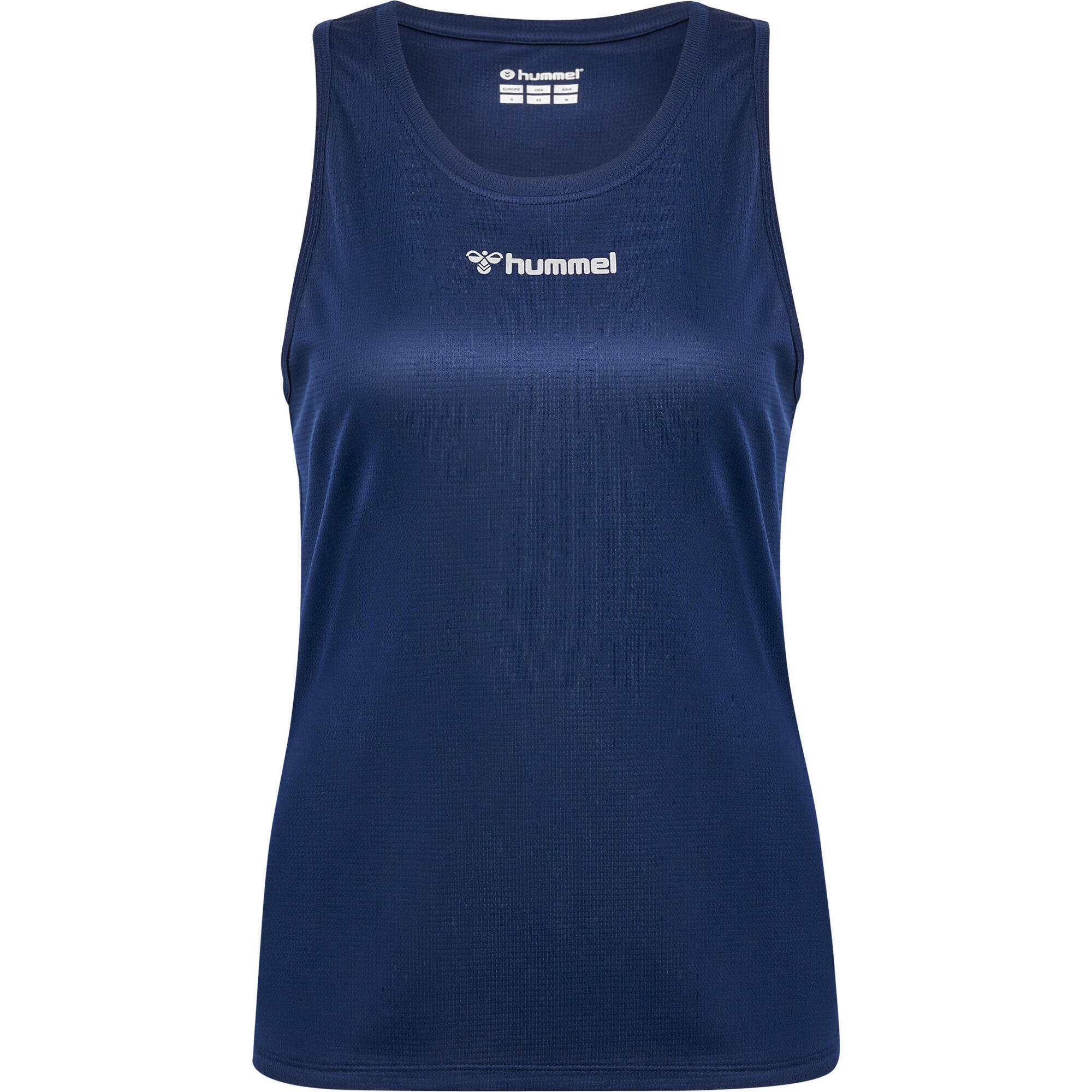 Hummel - Enfiler T-shirt Hmlrun Course Femme Hummel - Débardeur - Bleu - S - Decathlon
