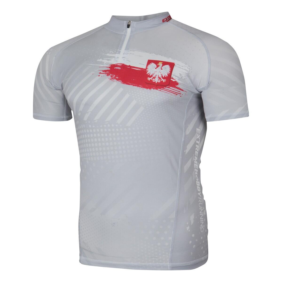 Extreme Hobby - Maillot De Running Zippé Pour Homme Extreme Hobby Polska Prime - T-shirt Manches Courtes - Blanc - 52 2xl - Decathlon