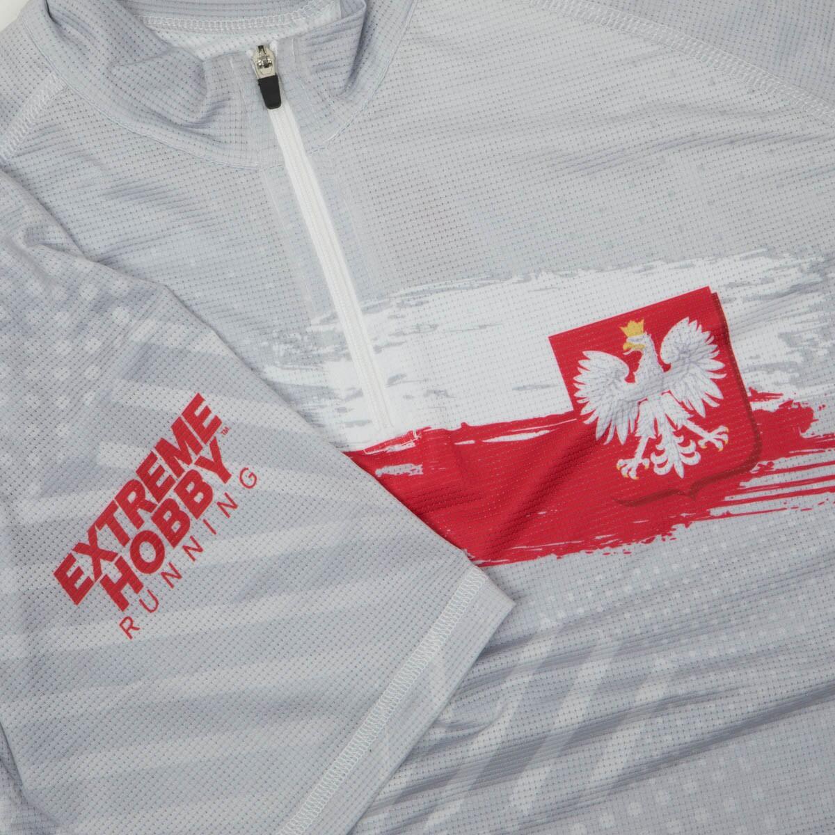 Maglietta da running con zip da uomo EXTREME HOBBY POLSKA PRIME 6/7