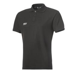 Polo de rugby Force XV CLASSIC FORCE enfant noir