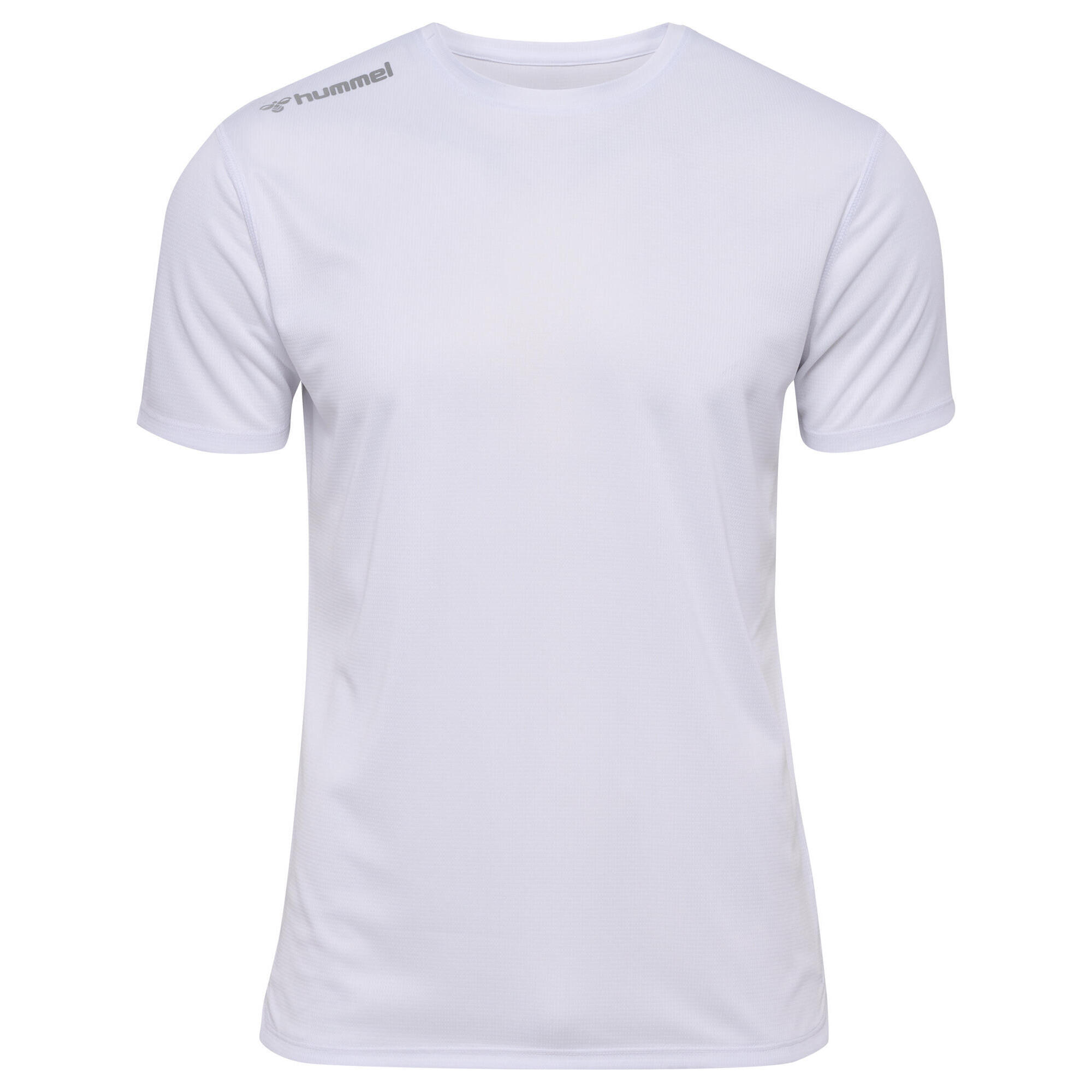 Hummel - Enfiler T-shirt Hmlrun Course Homme Hummel - Maillot Manches Courtes - Blanc - 42 M/l - Decathlon