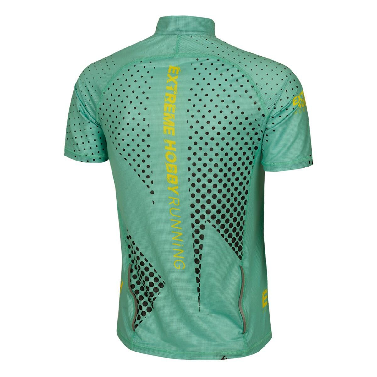 Loopshirt voor dames met rits en korte mouwen EXTREME HOBBY HALFTONE 2/5