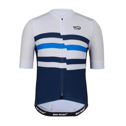 Maillot de cyclisme homme CHALLENGER bleu/blanc