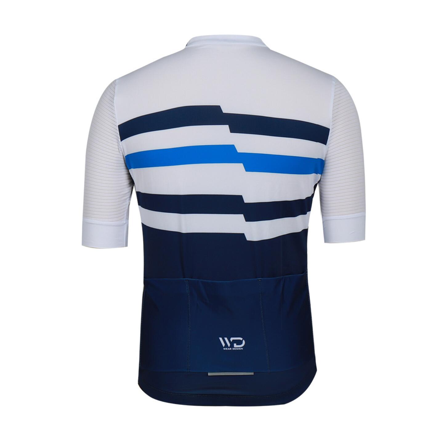Maillot de cyclisme homme CHALLENGER bleu/blanc 2/4