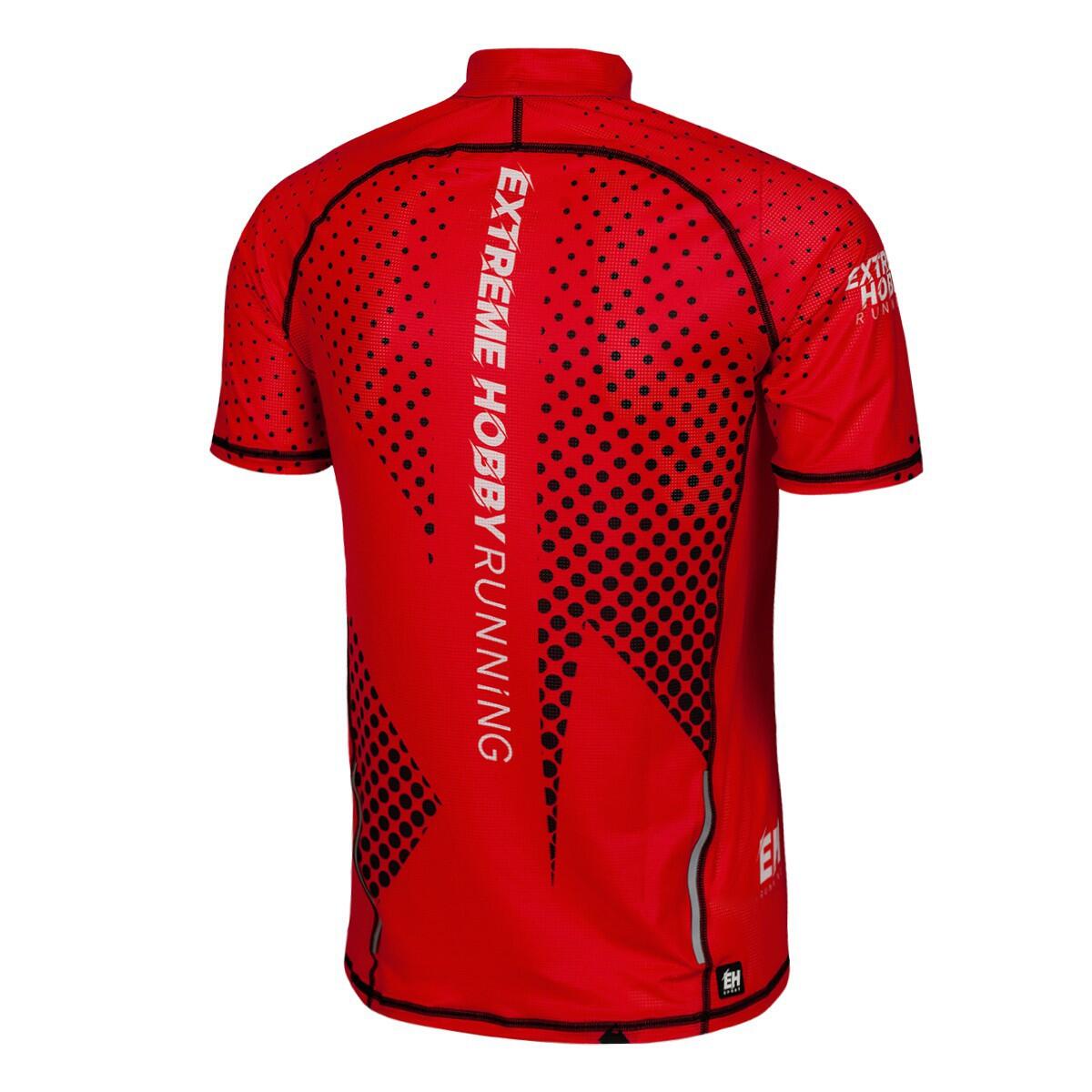 Loopshirt voor dames met rits en korte mouwen EXTREME HOBBY HALFTONE 2/6
