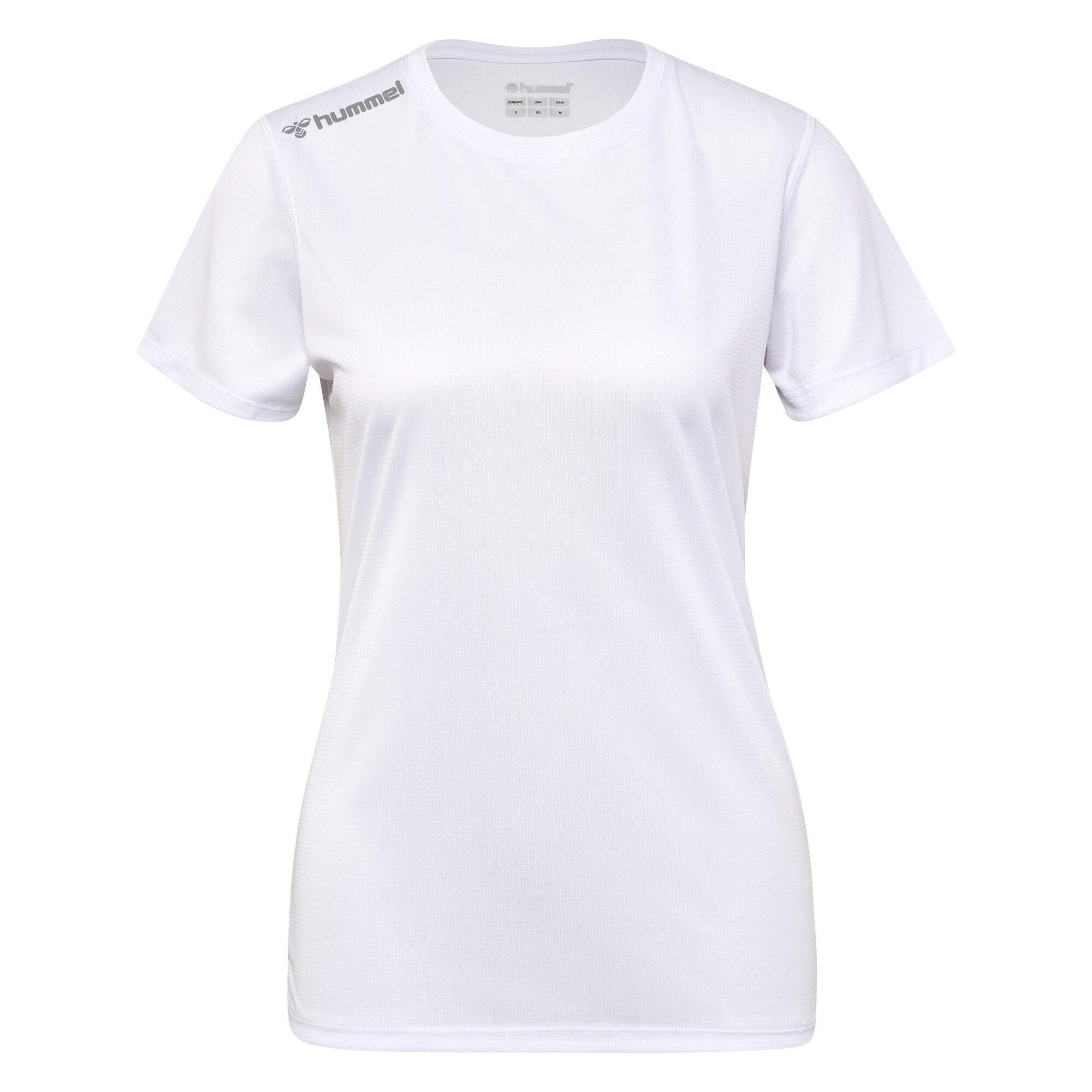 Hummel - Enfiler T-shirt Hmlrun Course Femme Hummel - Maillot Manches Courtes - Blanc - 48 Xl - Decathlon