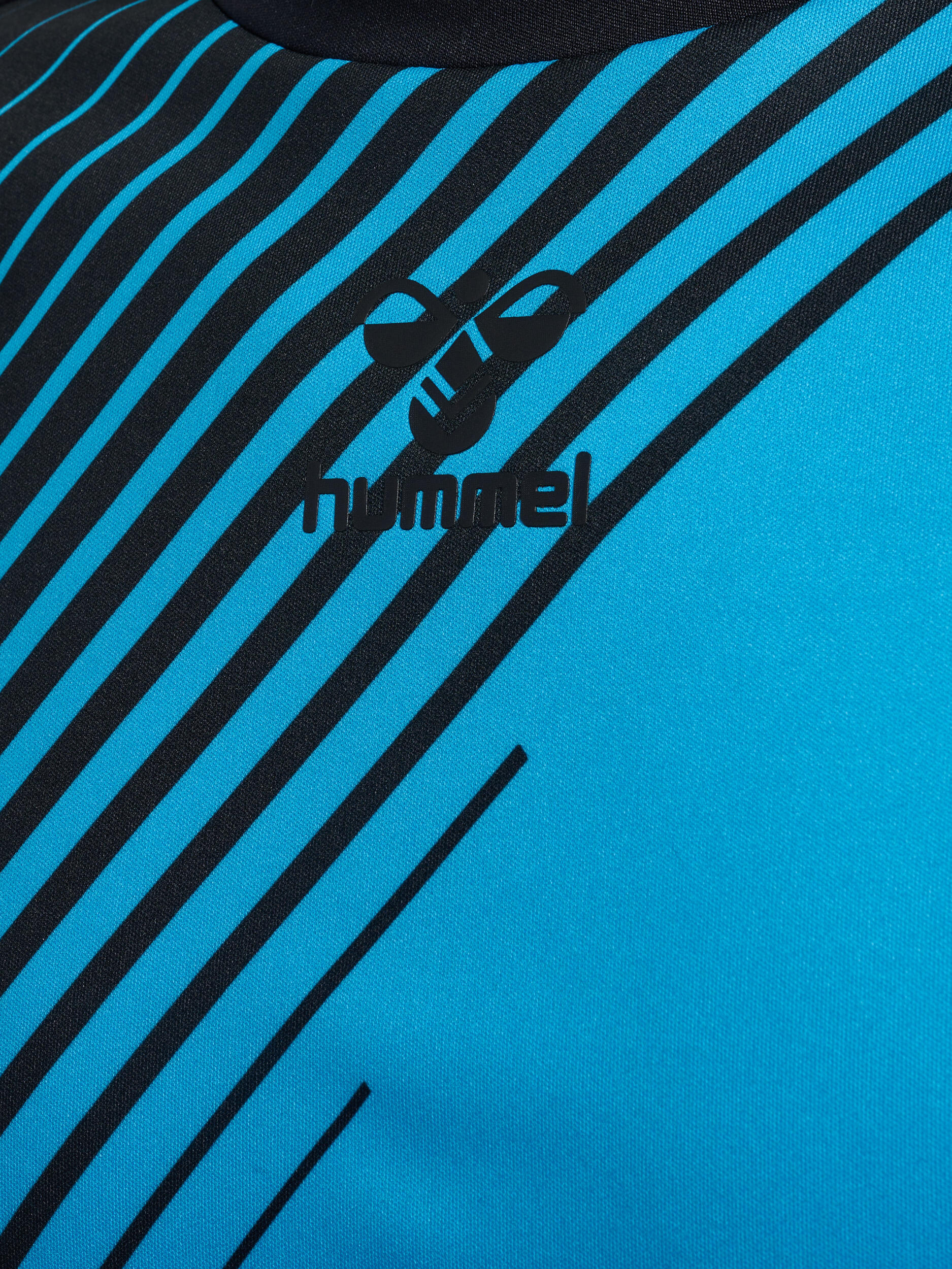 Maglia Sportiva Uomo Hummel Graphic Universe Nera/Blu 3/5