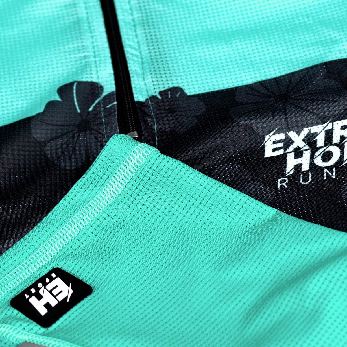 Maillot de running zippé pour femme EXTREME HOBBY FLOWERS 4/6