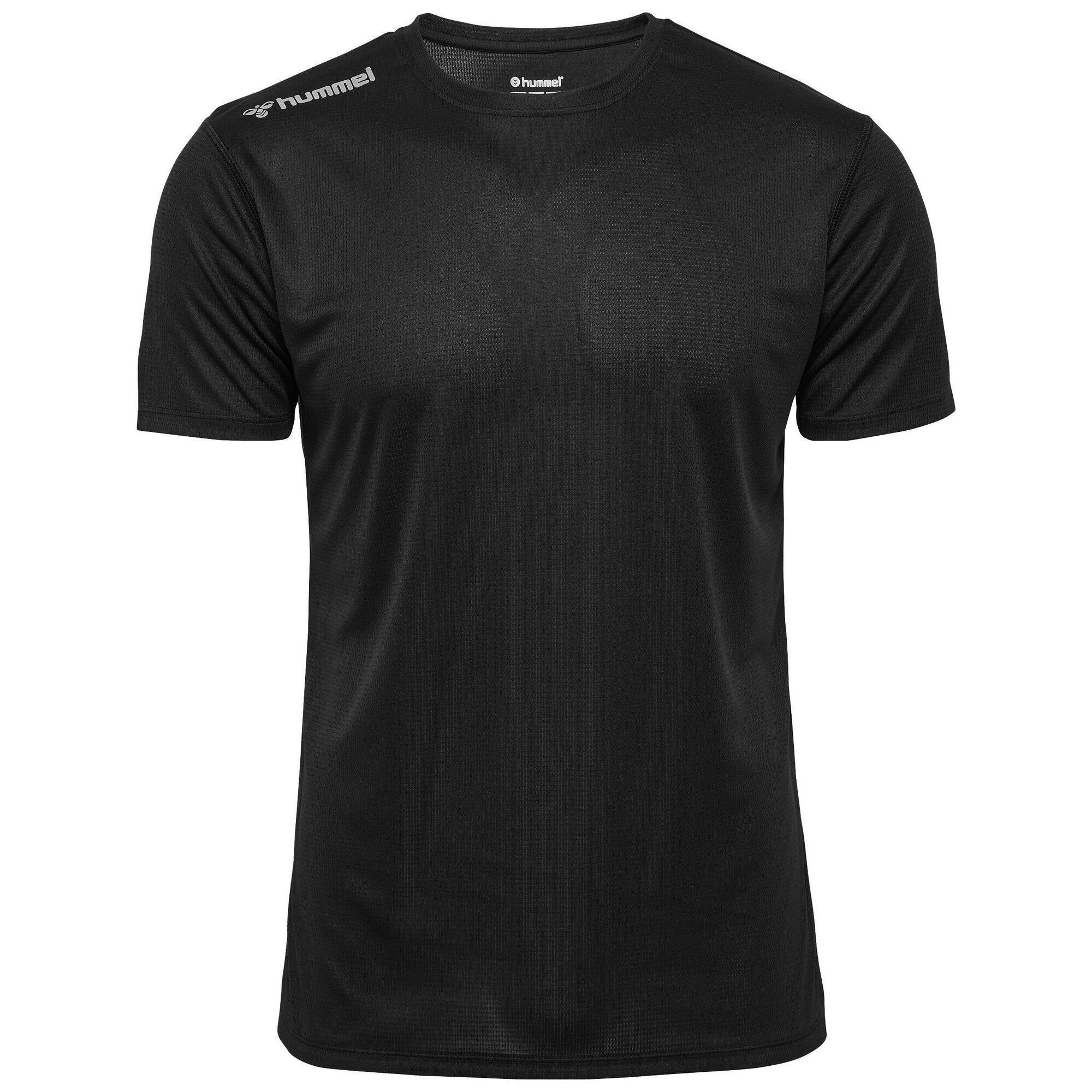 Hummel - Enfiler T-shirt Hmlrun Course Homme Hummel - Maillot Manches Courtes - Noir - 42 M/l - Decathlon