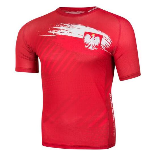 Maillot de running à manches courtes pour homme EXTREME HOBBY POLSKA PRIME