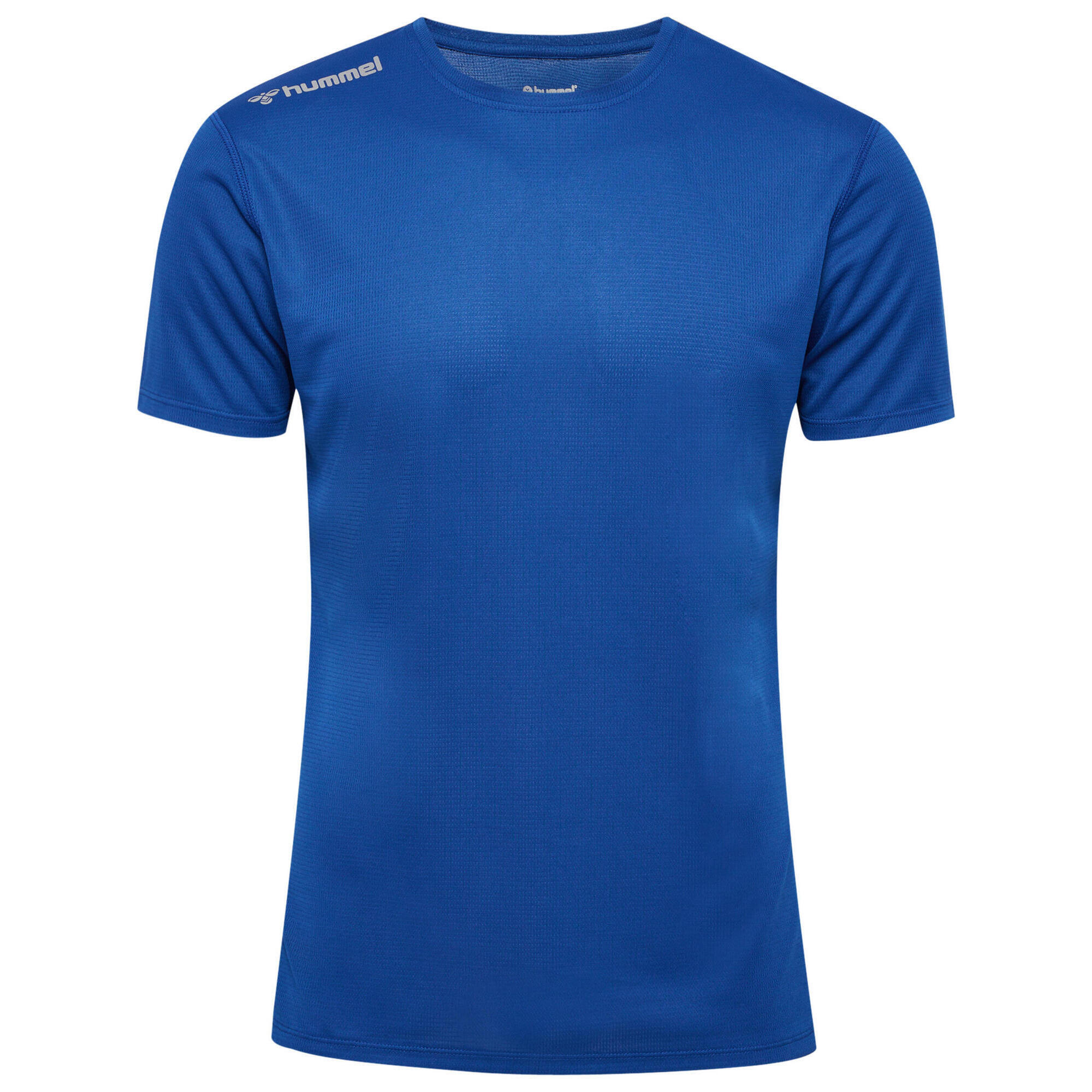 Hummel - Enfiler T-shirt Hmlrun Course Homme Hummel - Maillot Manches Courtes - Bleu - S - Decathlon