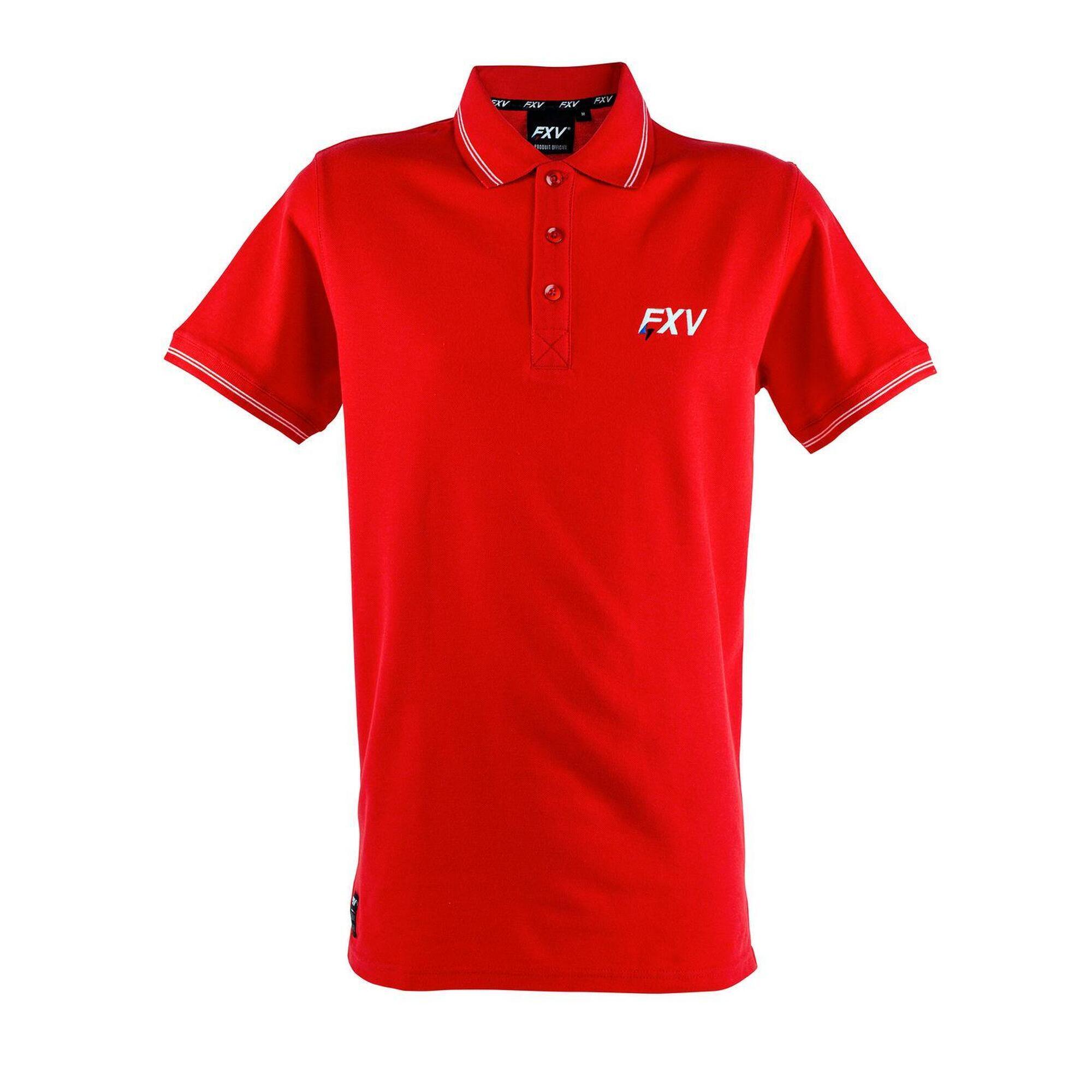 Force Xv - Polo De Rugby Force Xv Stade Rouge - Polo Manches Courtes - Rouge - 52 2xl - Decathlon