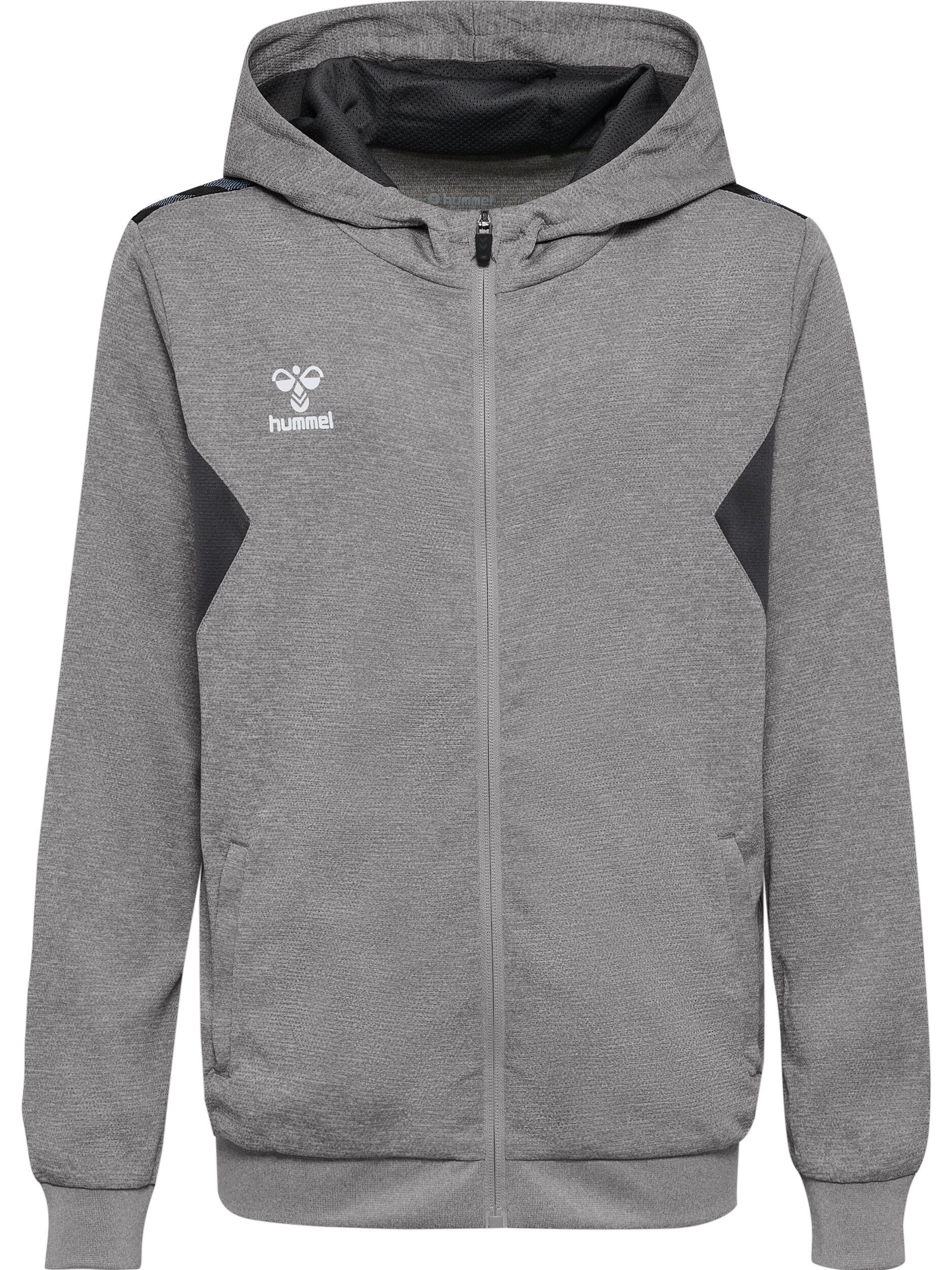 Giacca da tuta da bambino in poliestere con cappuccio e zip Hummel Authentic 4/7