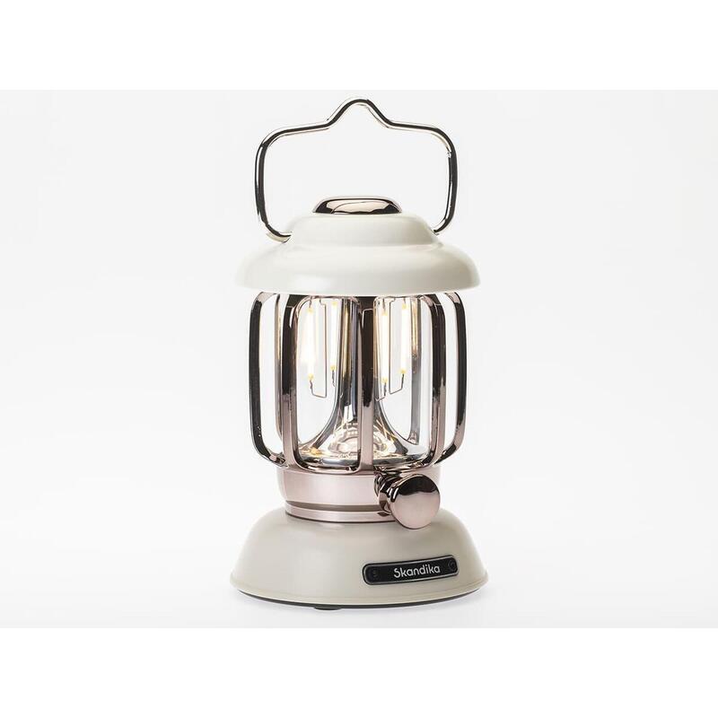 Lampe lanterne de camping LED Forsol - Rechargeable USB - rétro - 350 lumens