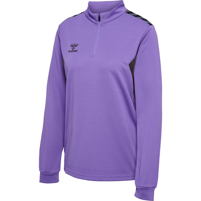 Media Cremallera Zip Sudadera Hmlauthentic Multideporte Mujer HUMMEL