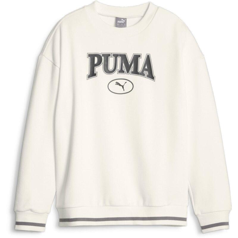 Bluza copii Puma Squad Crew G Warm, Alb