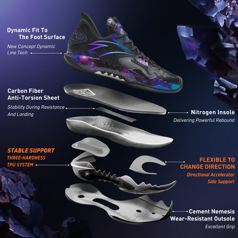 Basketball Shock Wave 5 Shoes Men (Black)