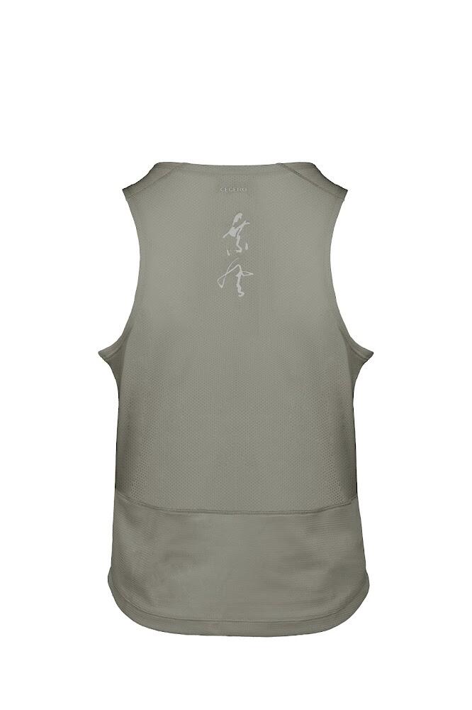 MEN S LIGHTWEIGHT RUNNING VEST WIND CHARCOAL