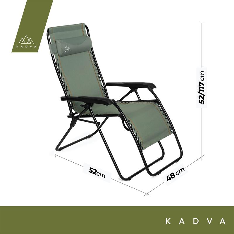 Chaise touristique KADVA CAMPchair 2.0