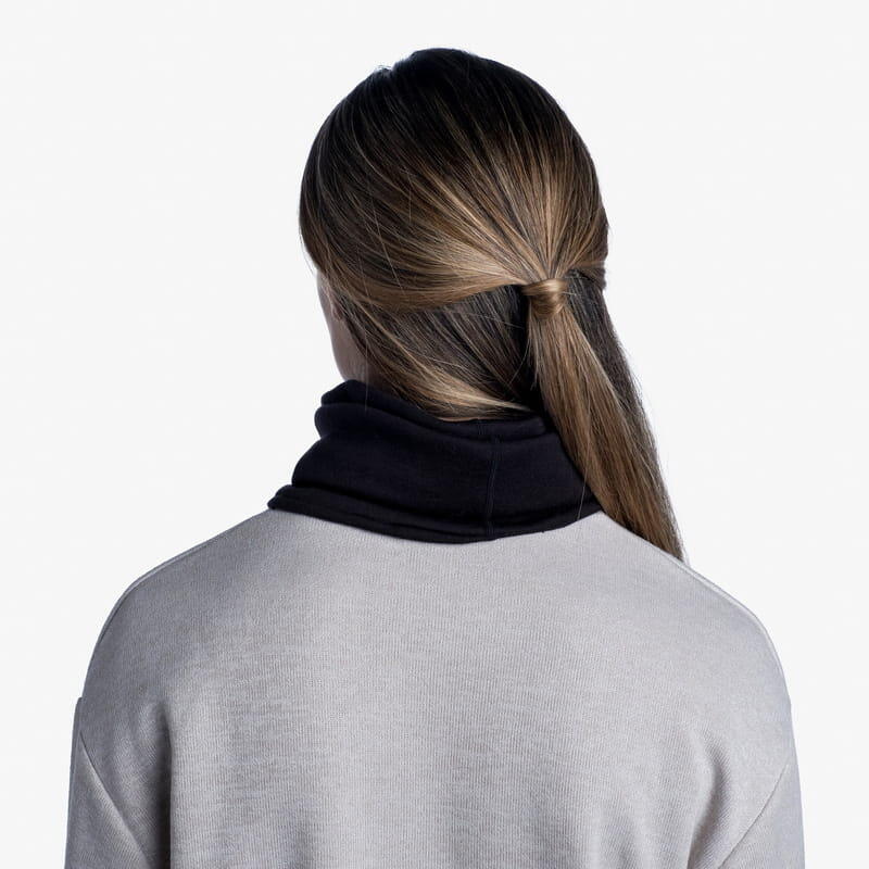 Braga de cuello Merino Heavyweight Unisex Buff Negro 4/6