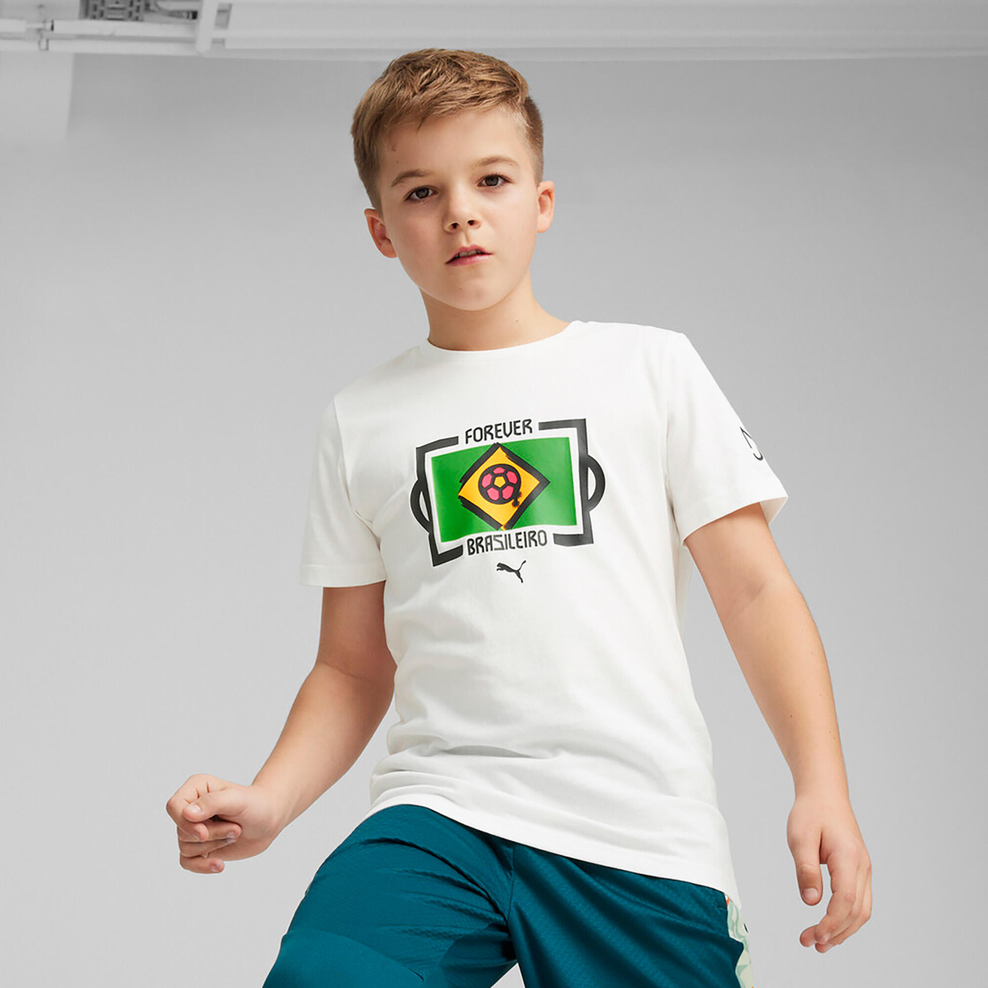 PUMA Neymar Jr Tee camiseta de fútbol infantil 3/5