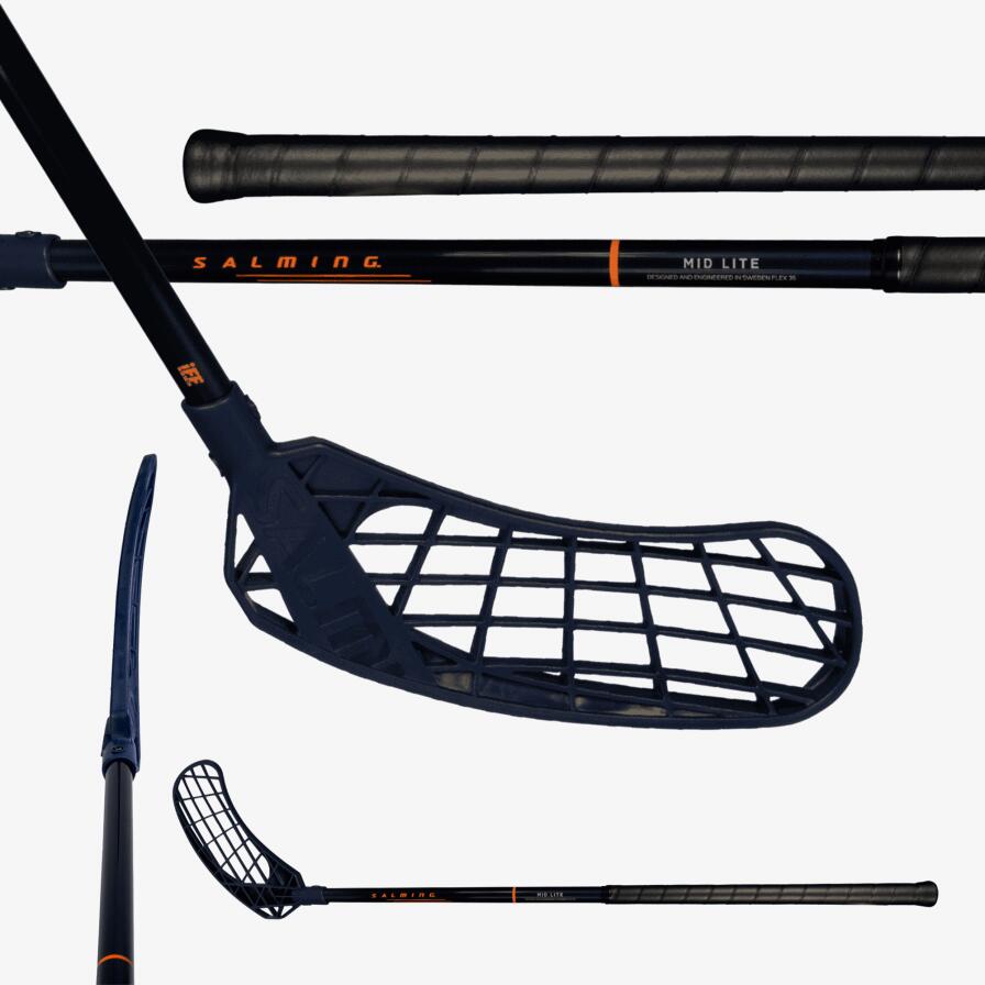 SALMING Florbalová hůl Salming Quest 2 Midilte JR, pravá ruka dole