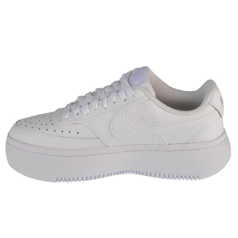 Pantofi Nike Court Vision Alta din piele albă