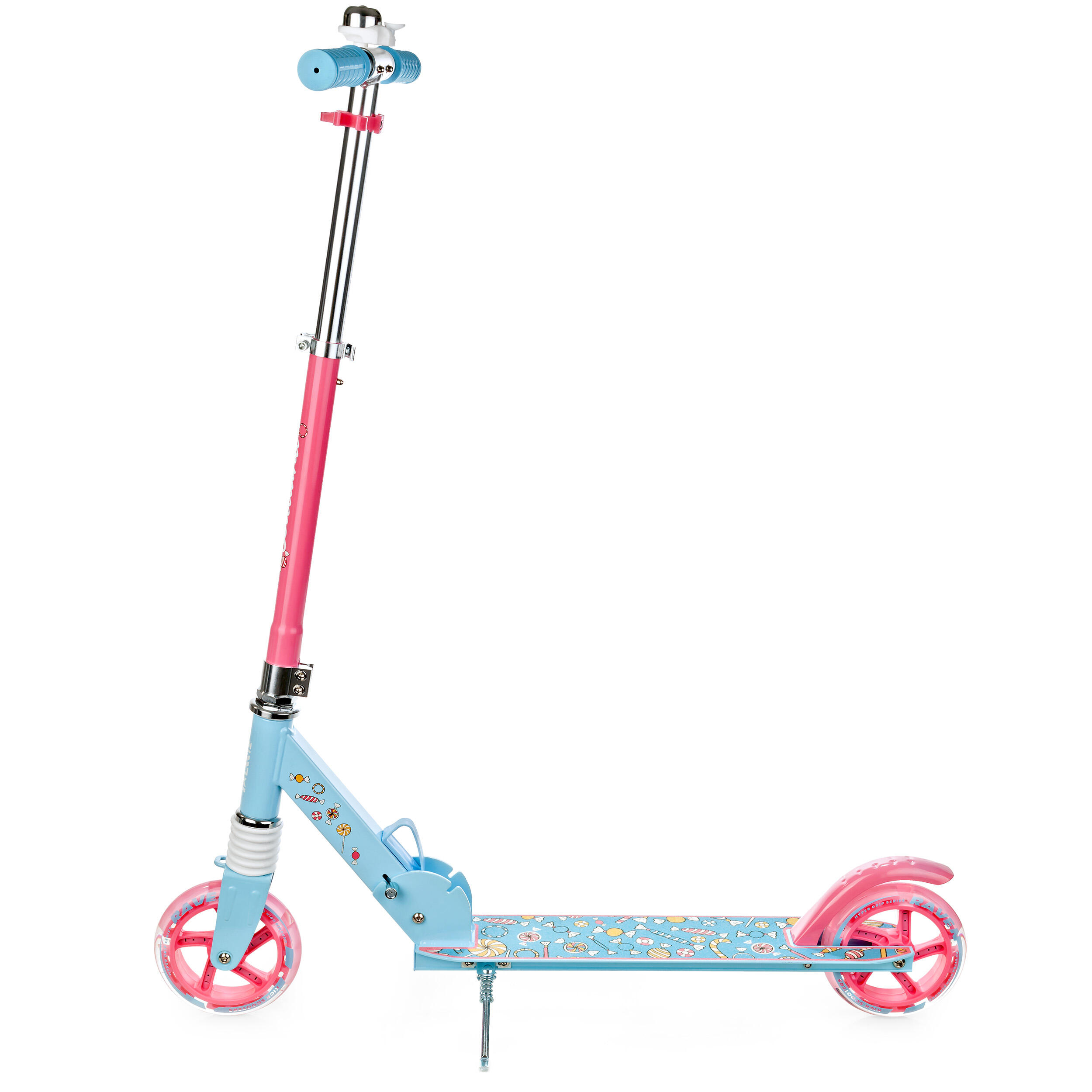 Scooter mit Stoßdämpfer und Glocke 145mm Raven Lilliana 6/7