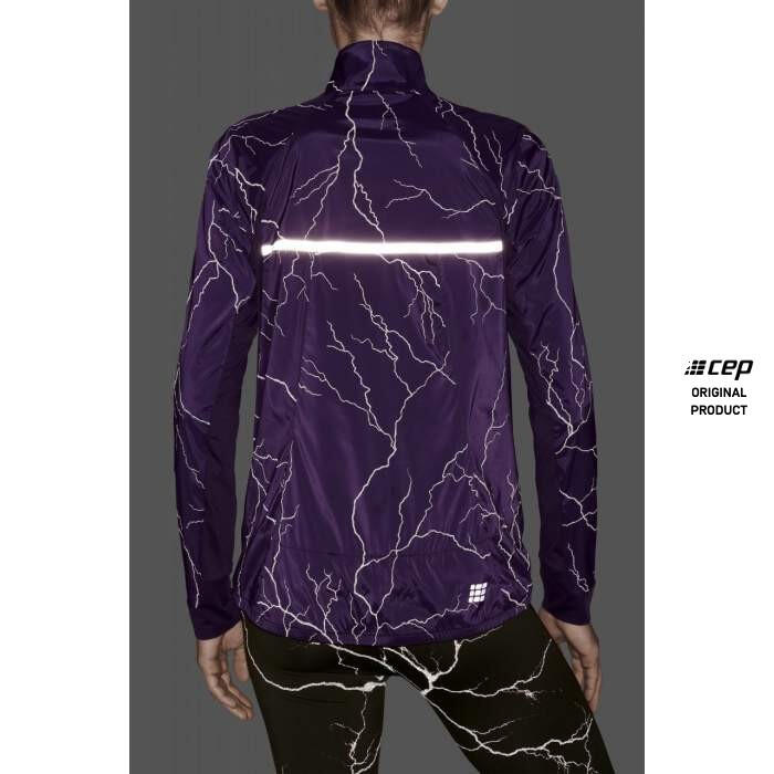 Jacheta - reflective windbreaker W - purple