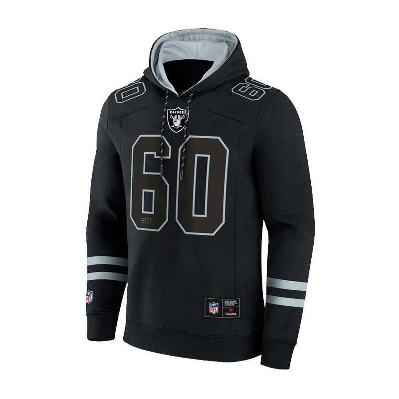 Sudadera Hombre Fanatics Raiders Negro