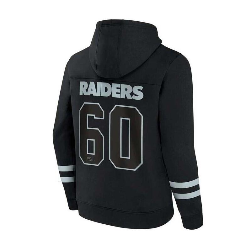 Sudadera Hombre Fanatics Raiders Negro